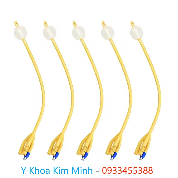 Dây Foley Catheter 3 nhánh thông tiểu bàng quang