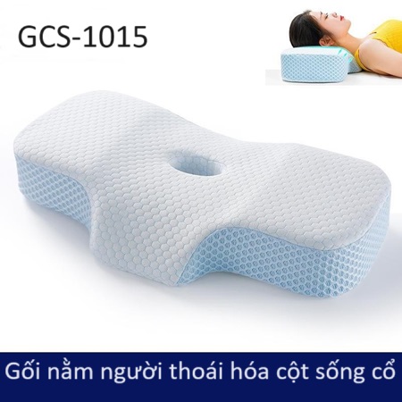 Gối cột sống cổ, giảm đau cột sống cổ, gối nằm giảm đau cột sống cổ GCS-1015