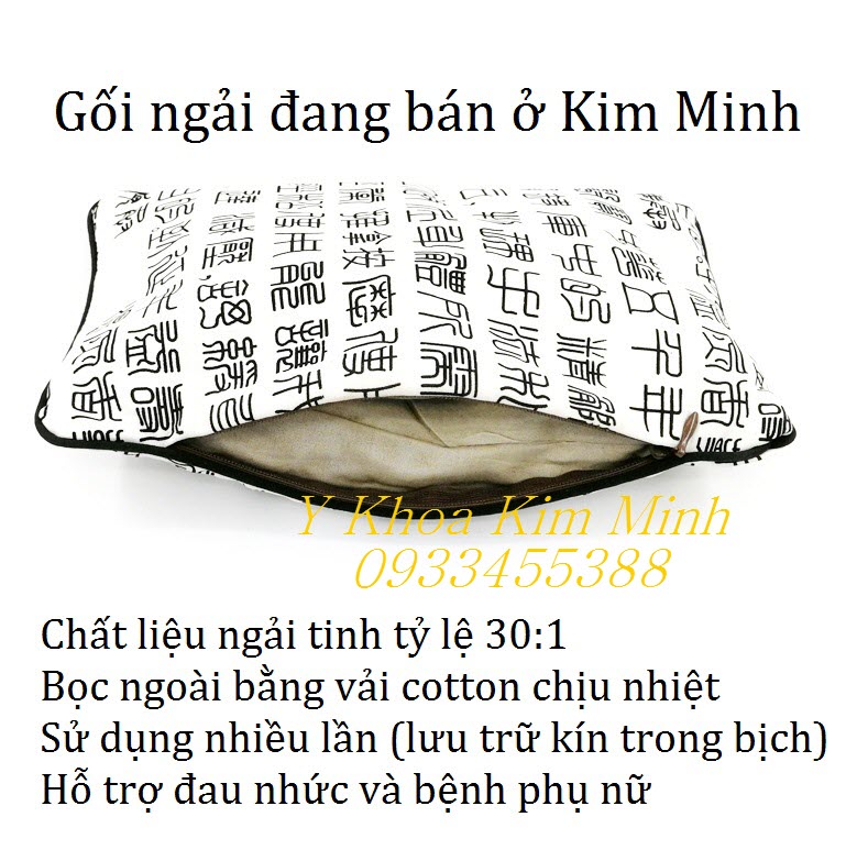 Gối ngải cứu bán ở Y Khoa Kim Minh
