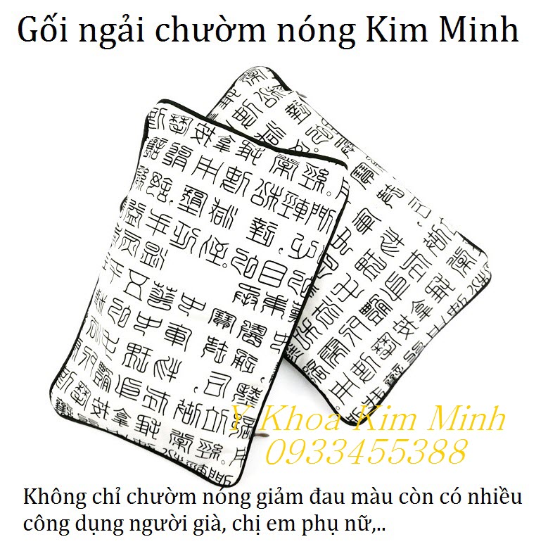 Gối ngải cứu chườm nóng bán ở Y Khoa Kim Minh