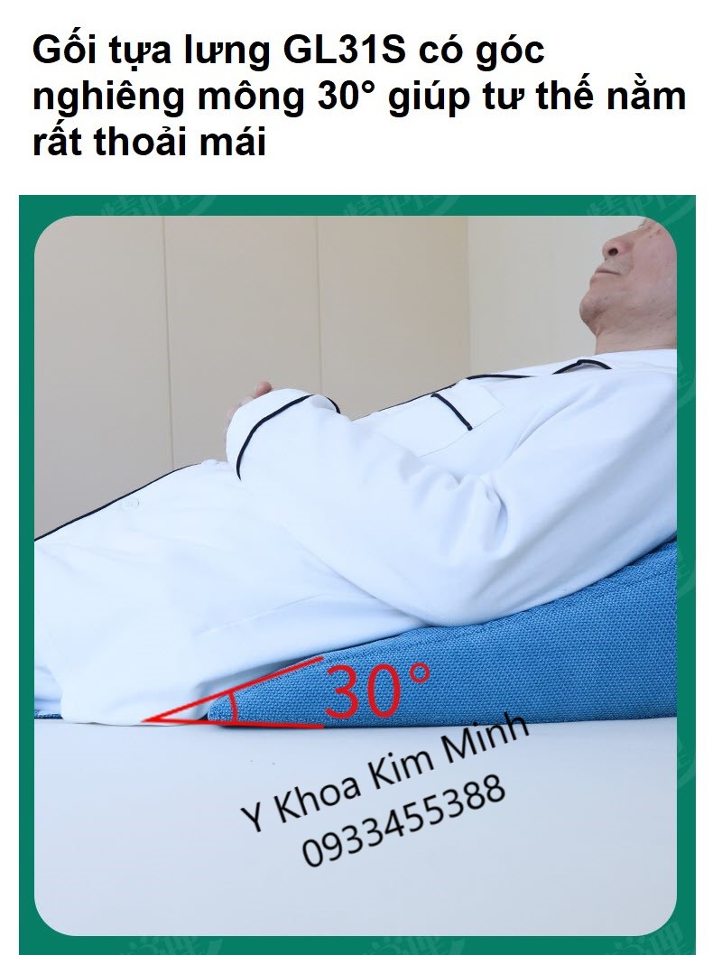 Gối tựa lưng nằm nghỉ người bệnh