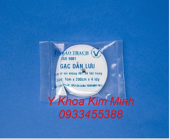 Gạc dẫn lưu 1cmx200cmx4lop bán giá sỉ tại Tp.HCM