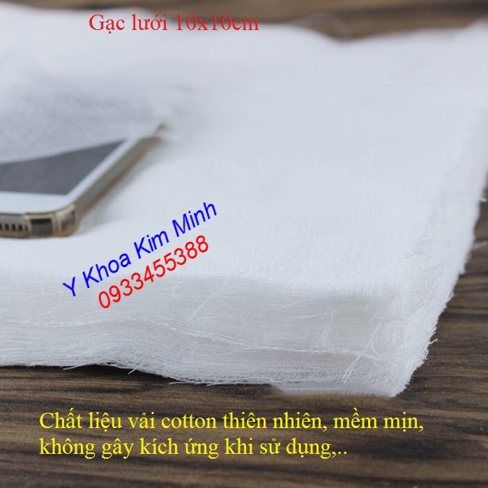 Gạc lưới dùng đắp bột mặt nạ thẩm mỹ spa - Y khoa Kim Minh Gạc lưới dùng đắp bột mặt nạ bán tại Tp.HCM - Y Khoa Kim Minh