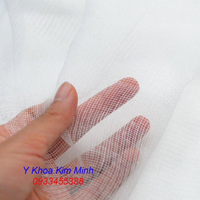 Gạc lưới 10x10cm được khách hàng spa của Kim Minh tin dùng Gạc lưới 10x10cm cung cấp giá sỉ tại Tp.HCM - Y Khoa Kim Minh