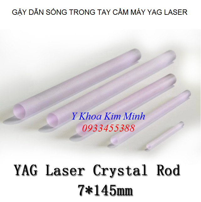 Gậy dẫn sóng tím 7x145mm trong tay cầm máy laser - Y Khoa Kim Minh Gậy dẫn sóng trong tay cầm máy bắn laser xóa xăm trẻ hóa da - Y Khoa Kim Minh 0933455388