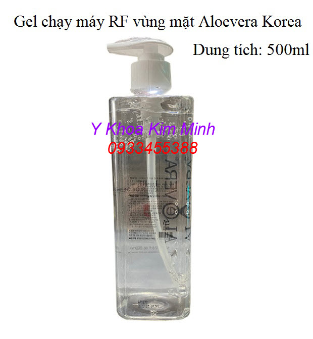Gel chạy máy RF dùng nâng cơ xoá nhăn Vline, Pure 100% aloevera - Y Khoa Kim Minh