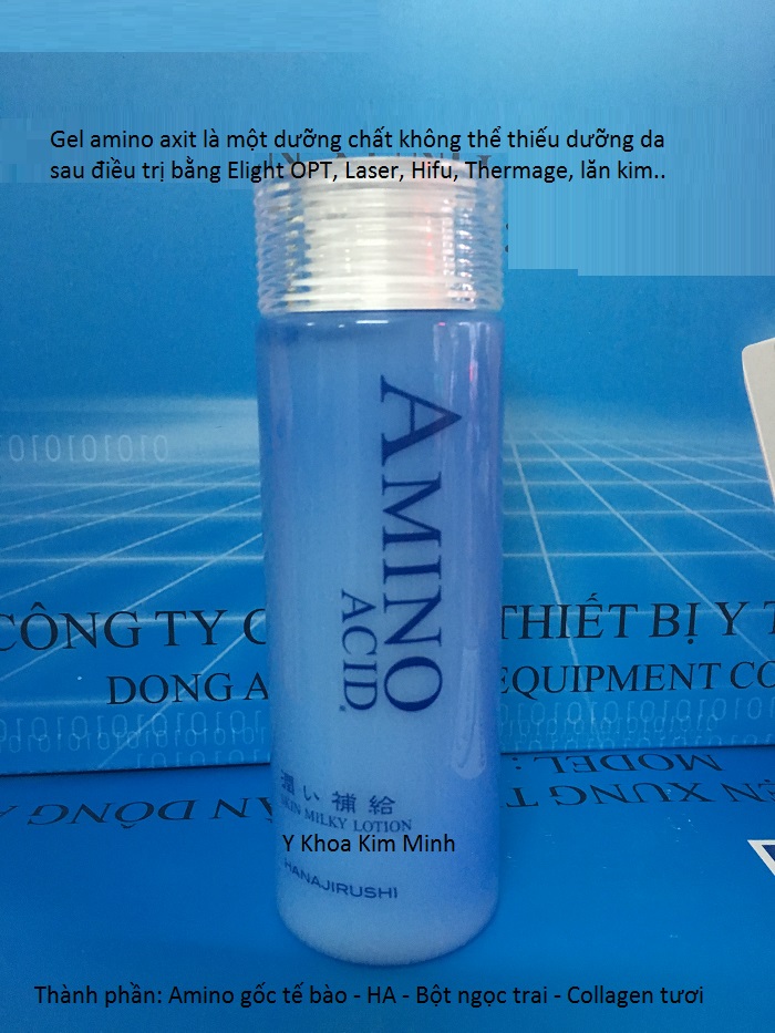 Gel amino axit su dung sau khi ban cac may laser, elight OPT, lan kim, thermage, hifu Y Khoa kim Minh