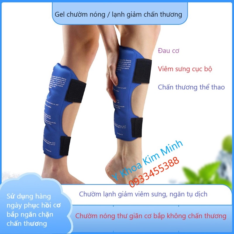 Túi gel chườm lạnh giảm chấn thương thể thao cho vận động viên