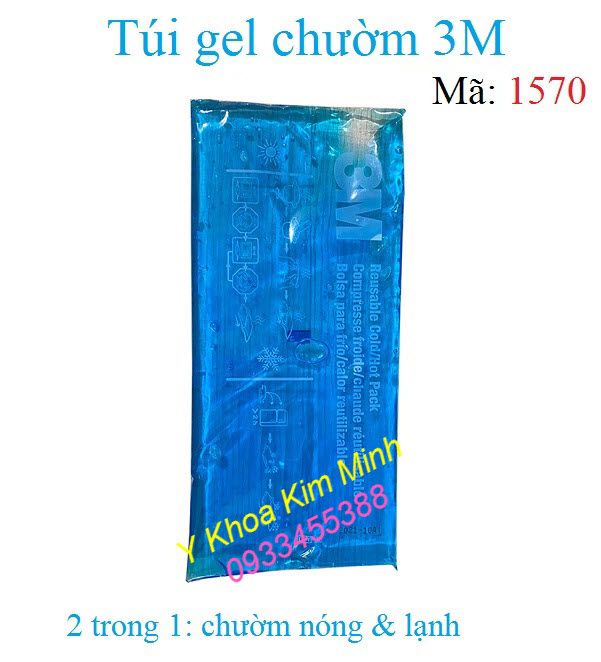 Gel chườm lạnh 3M kích thước 10x25cm - Y Khoa Kim Minh Túi gel chườm lạnh 3M mã 1570 của Mỹ bán tại Y Khoa Kim Minh
