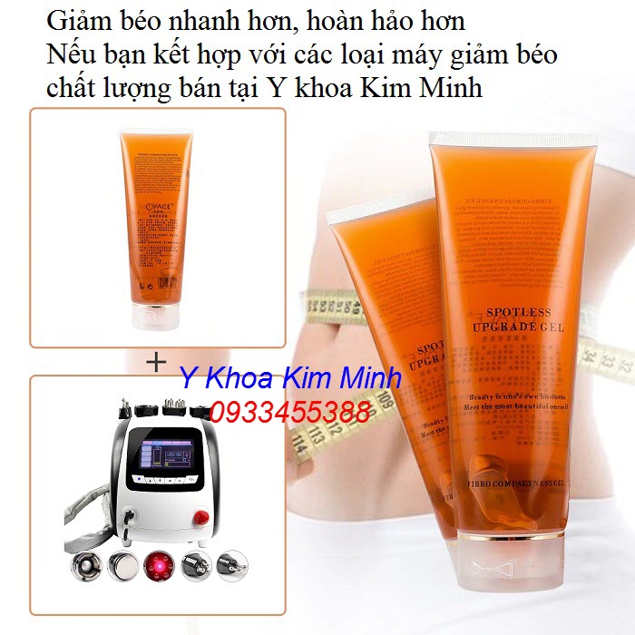 Gel giảm béo dùng chạy máy RF công nghệ siết cơ giảm mỡ body siêu nhanh - Y Khoa Kim Minh