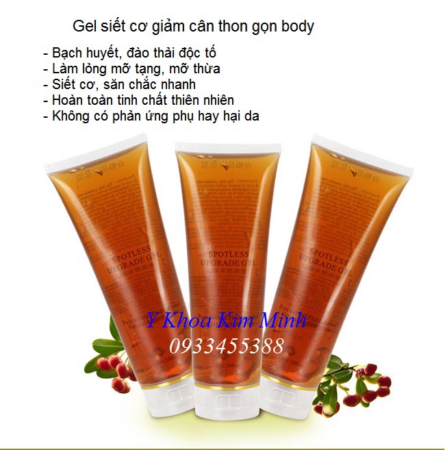 Gel phá mỡ siết cơ giảm cân cấp tốc dùng chạy máy giảm béo RF 40K - Y Khoa Kim Minh