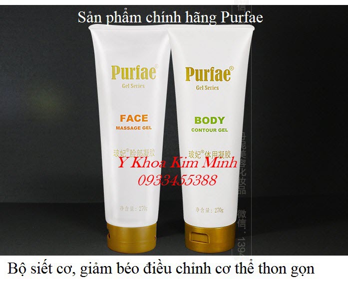 Gel Purfae massage giảm béo và làm gọn cơ mặt Vline - Y Khoa Kim Minh