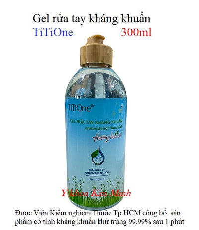 Gel rua tay sat khuan tinh dau tram tra TiTiOne 250ml - Y Khoa Kim Minh