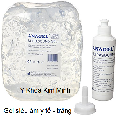 Gel siêu âm y tế màu trắng - Y khoa Kim Minh Gel siêu âm trắng y tế dùng chạy máy giảm béo 40K Cavitation - Y khoa Kim Minh