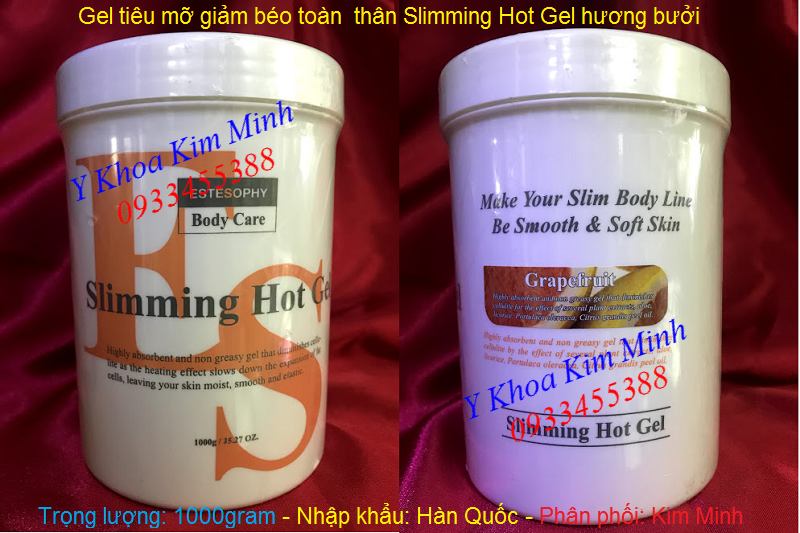 Nơi bán gel massage tiêu mỡ giảm béo toàn thân Slimming Hot Gel Hàn Quốc - Y khoa Kim Minh 0933455388