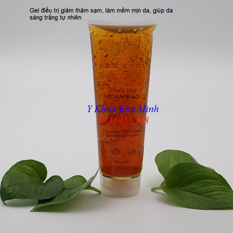 Gel vàng điều trị da tăng sắc tố nám sạm, làm mềm mịn sáng trắng da 300ml - Y khoa Kim Minh 0933455388