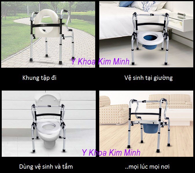 Ghe bo ve sinh nguoi benh da nang W-67 - Y Khoa Kim Minh