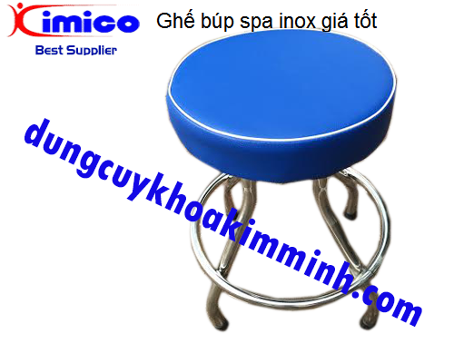 Ghe bup ngoi massage spa tham my inox Y khoa Kim Minh