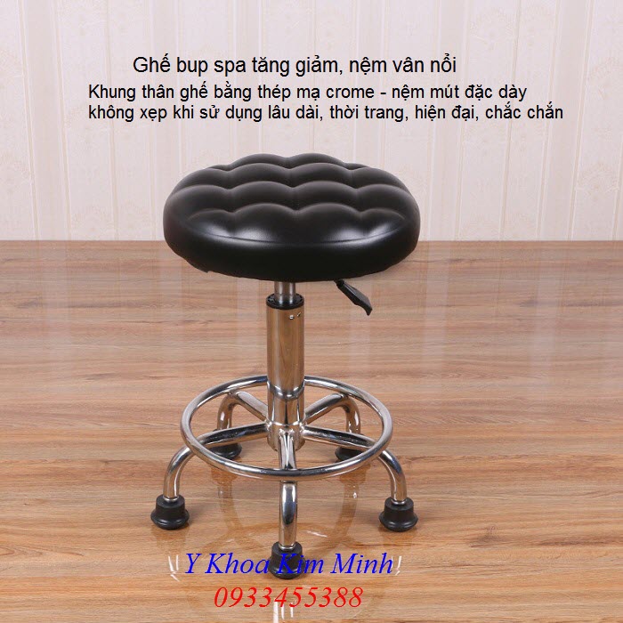 Ghế búp spa nhân viên ngồi, giường ghế massage bán tại Y Khoa Kim Minh