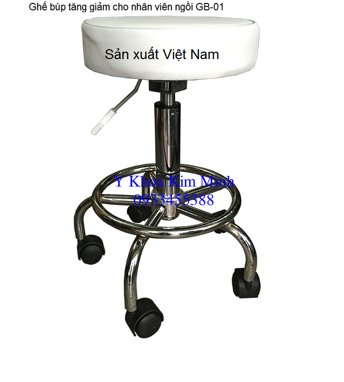 Ghe bup tang giam co banh xe san xuat tai Viet Nam - Y khoa Kim Minh