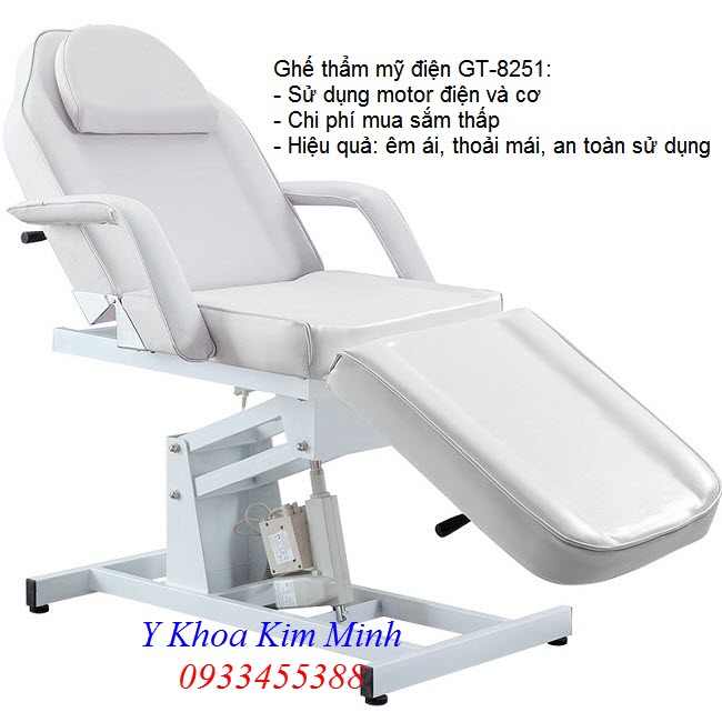 Nơi bán ghế thẩm mỹ chỉnh điện GT-8251 tại Tp Hồ Chí Minh - Y Khoa Kim Minh 0933455388