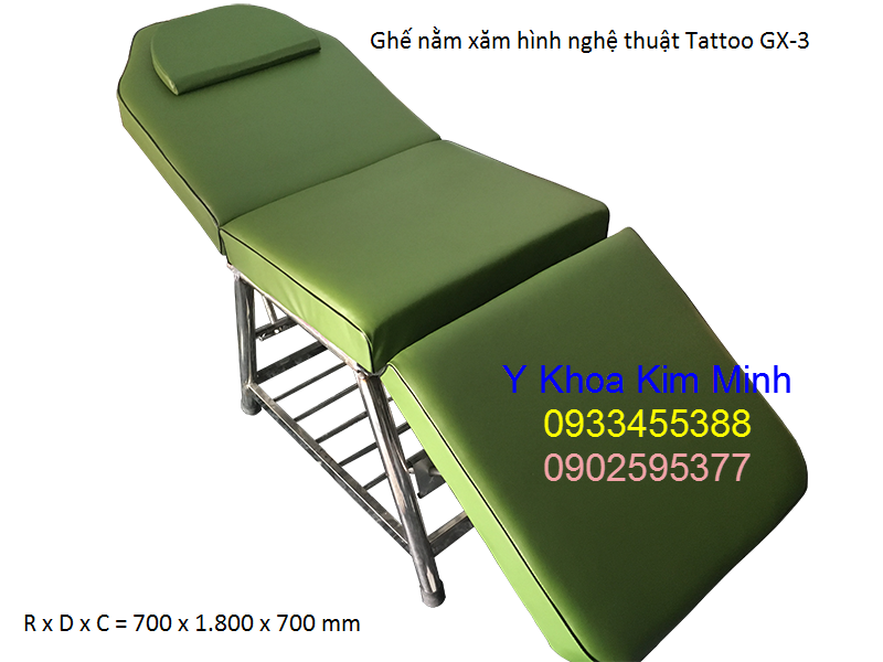 Ghe xăm tattoo nghe thuat GX-3 Y Khoa Kim Minh san xuat ban gia si