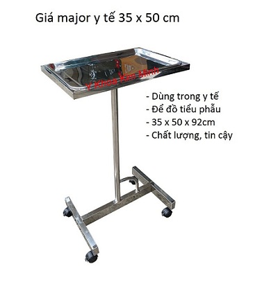 Giá may jor dùng đựng đồ phẫu thuật y tế thẩm mỹ