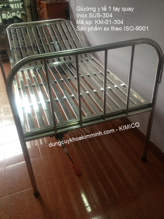Giường bệnh y tế inox SUS-304 Y Khoa Kim Minh