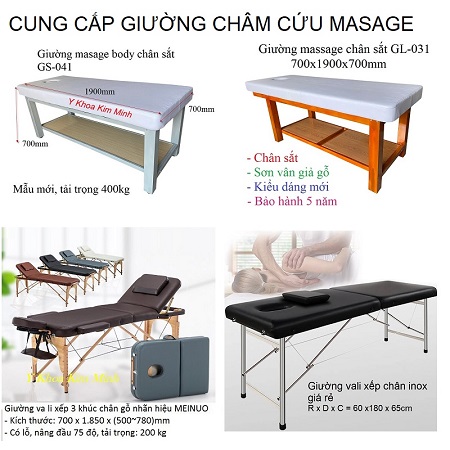 Giường châm cứu massage, giường nắn xương khớp