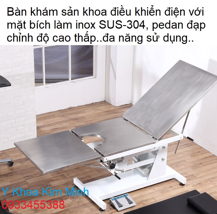 Giường khám phụ khoa và điều trị thẩm mỹ
