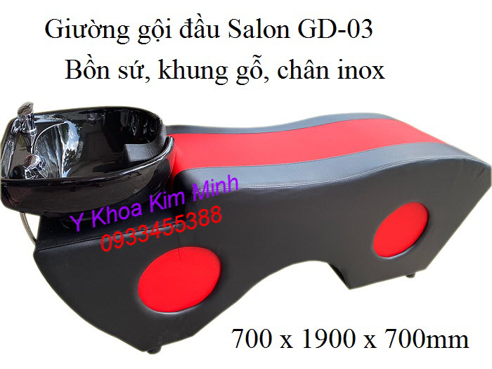Giuong gội Salon GD-03 bán tại Y Khoa Kim Minh