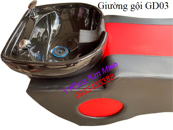 Giường gội đầu cao cấp bồn bằng sứ sản xuất tại Việt Nam - Y Khoa Kim Minh