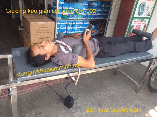 giường k&eacute;o gi&atilde;n cột sống v&agrave; phương ph&aacute;p điều trị