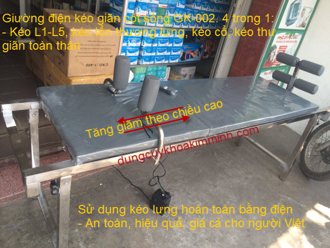 Giường điện kéo giãn cột sống GK-002