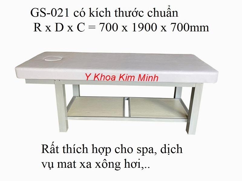 Giường massage body kiểu mới khung sắt to khoẻ chịu tải 400kg