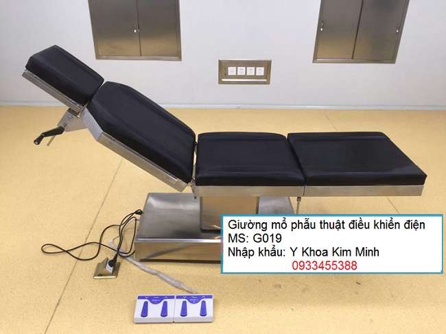 Giường mổ phẫu thuật điều khiển remote G019 - Y khoa Kim Minh 0933455388
