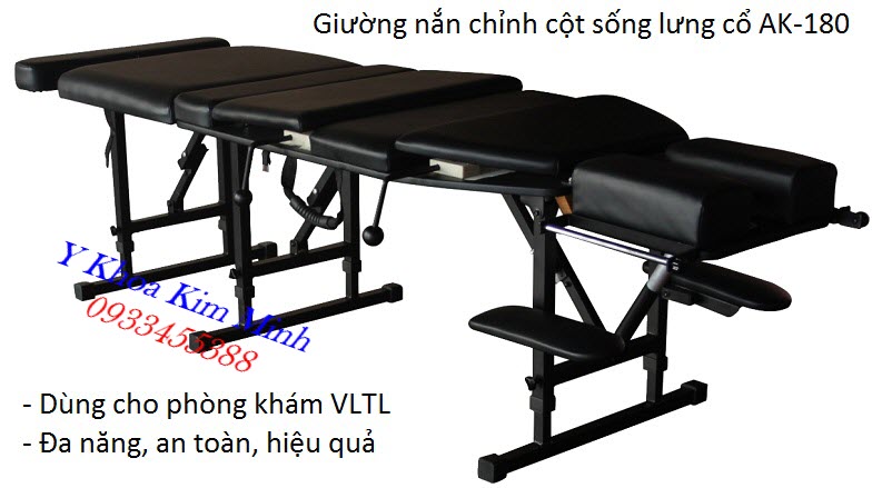 Nhập khẩu, phân phối bán giá sỉ giường nắn chỉnh cột sống Chiropractic Cracks Bed tại Tp Ho Chi Minh - Y Khoa Kim Minh