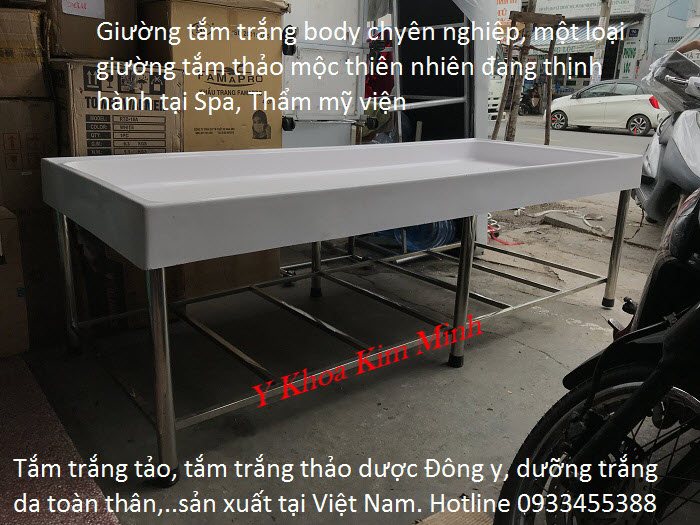 Tắm tảo, tắm trắng thuốc bắc, tắm trắng thảo dược lên tông body hoàn toàn tự nhiên, bảo vệ làn da trắng mịn hoàn hảo - Y Khoa Kim Minh Giường tắm trắng thảo dược dưỡng trắng da toàn thân lên tông tự nhiên - Y Khoa Kim Minh