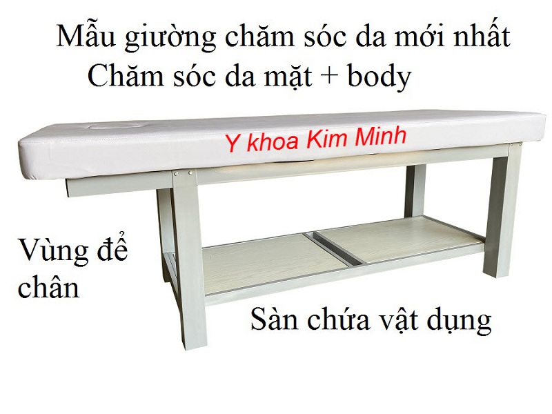 Giường thẩm mỹ khung sắt GS-021 bảo hành 5 năm bán tại Y Khoa Kim Minh
