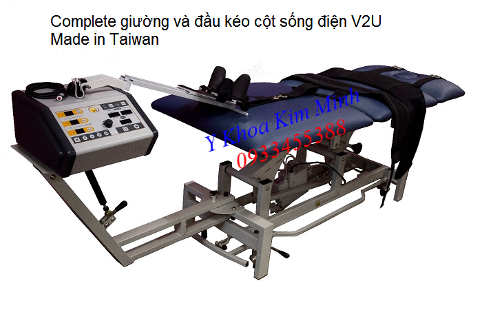 Bộ giường kéo giãn cột sống điện nhập khẩu Đài Loan V2U Taiwan - Y khoa Kim Minh 0933455388