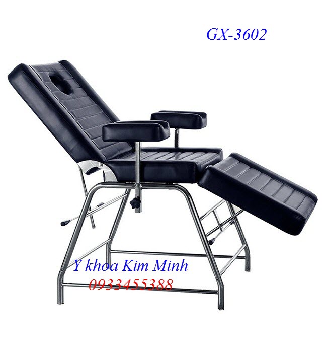 Giường xăm tattoo 3 khúc GX-3602 Kim Minh