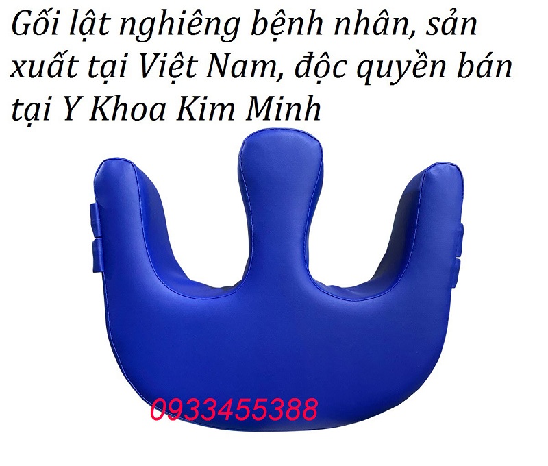 Gối lật nằm nghiêng người bệnh tại giường