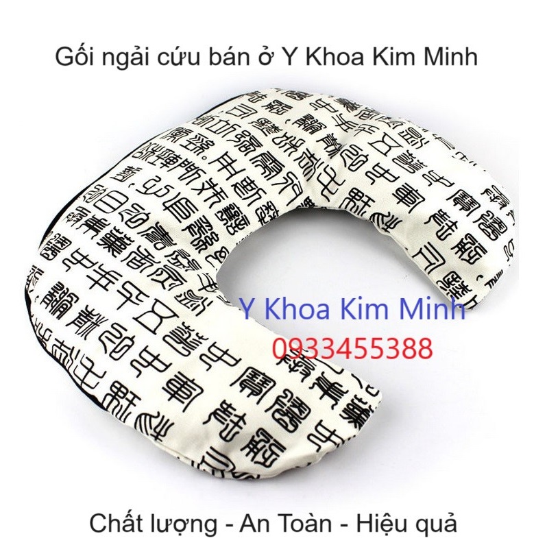 Gối ngải cứu chữa đau cổ vai gáy, đau cột sống cổ bán ở Tp.HCM