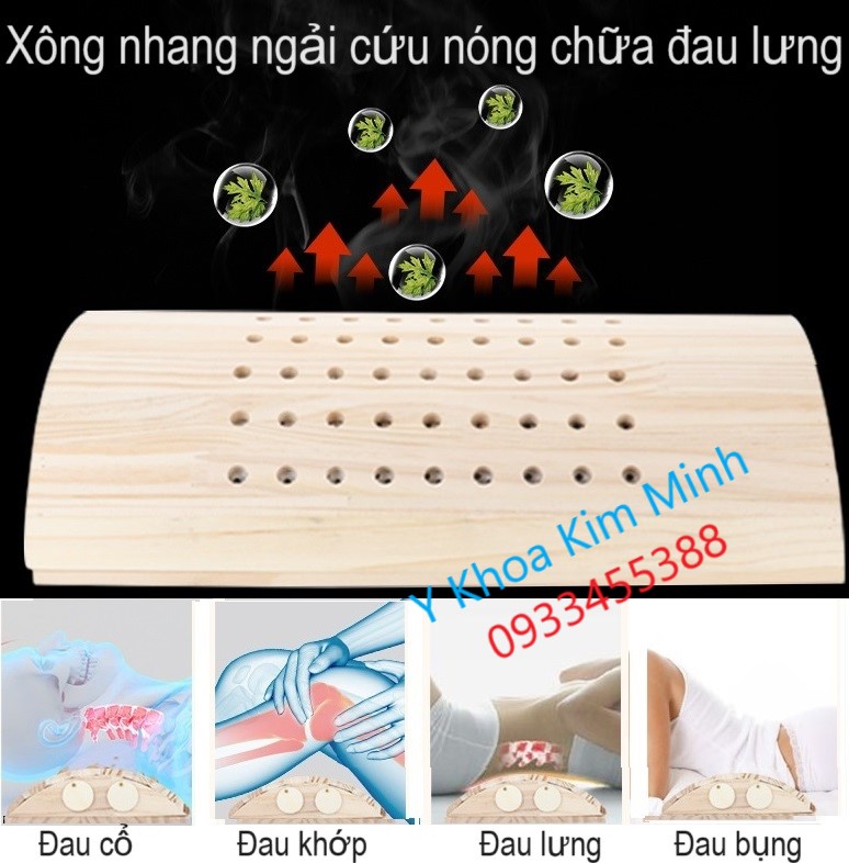 Hiệu quả chữa đau cột sống lưng bằng gối ngải cứu GL-401