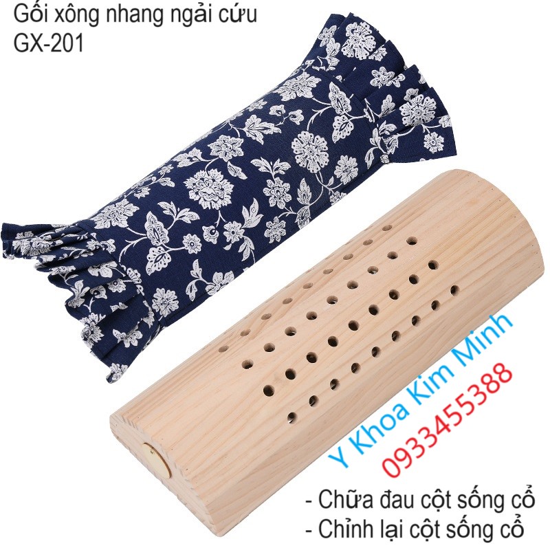 Gối xông nhang ngải cứu chữa thoái hóa đốt sống cổ