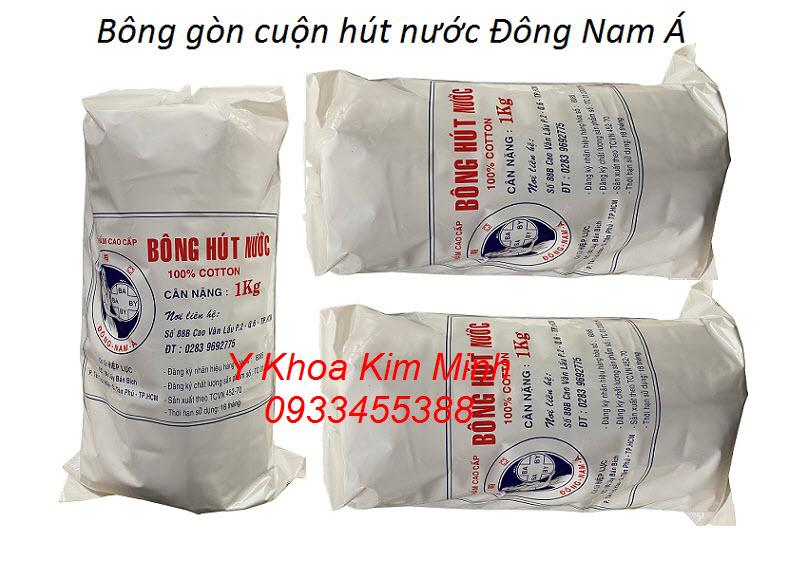 Bông gòn cuộn y tế hút nước Đông Nam Á bán giá sỉ tại Tp.HCM