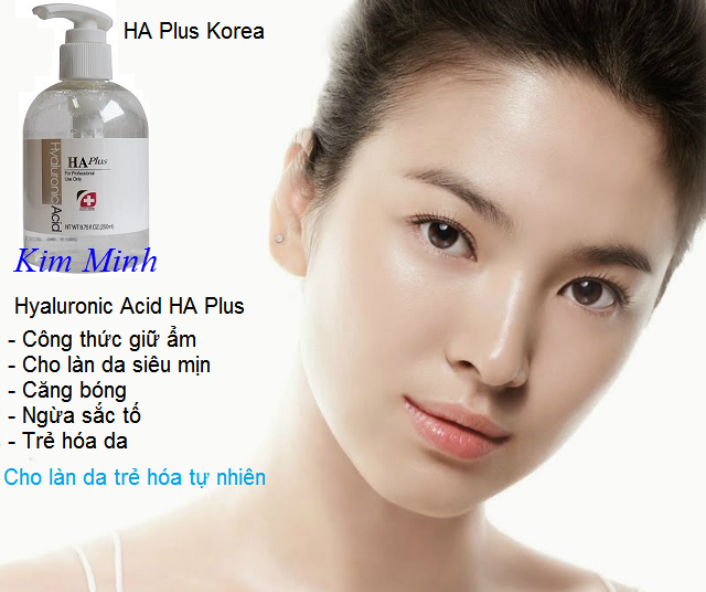 Công thức làm da căng bóng, siêu mịn tự nhiên - Y Khoa Kim Minh Serum HA Plus 300ml Hàn Quốc, công thức căng bóng, siêu mịn làn da - Y Khoa Kim Minh
