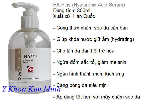 Sử dụng máy chăm sóc da giúp HA Plus tăng hiệu quả - Y Khoa Kim Minh Serum HA Plus Han quoc chuyen dung cang bong, xoa nhan, lam min da - Y Khoa Kim Minh