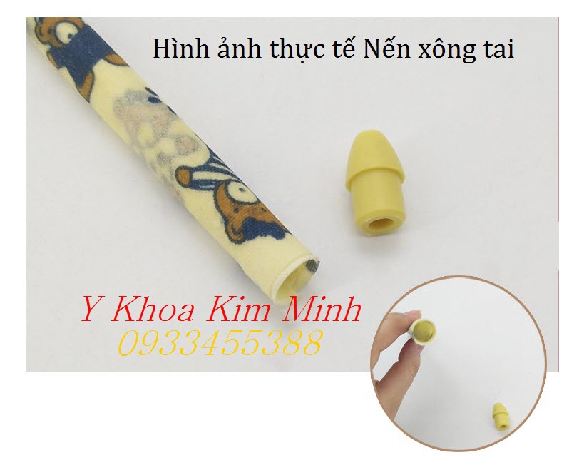 Nến xông tai có hình ảnh thực tế