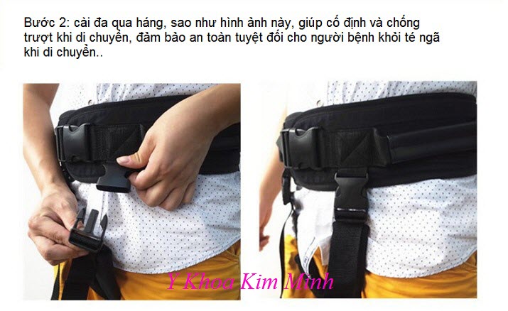 Hướng dẫn cách cài đai an toàn cho người bệnh khi di chuyển - Y Khoa Kim Minh
